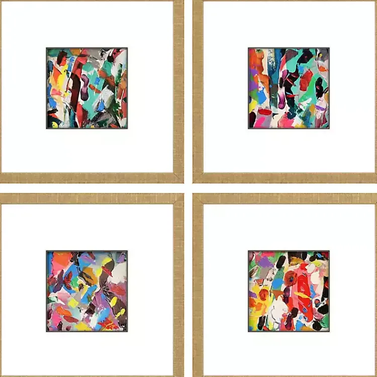 Framed Art-Kirklands Home Meditations Framed Art Prints, Set of 4 Multi