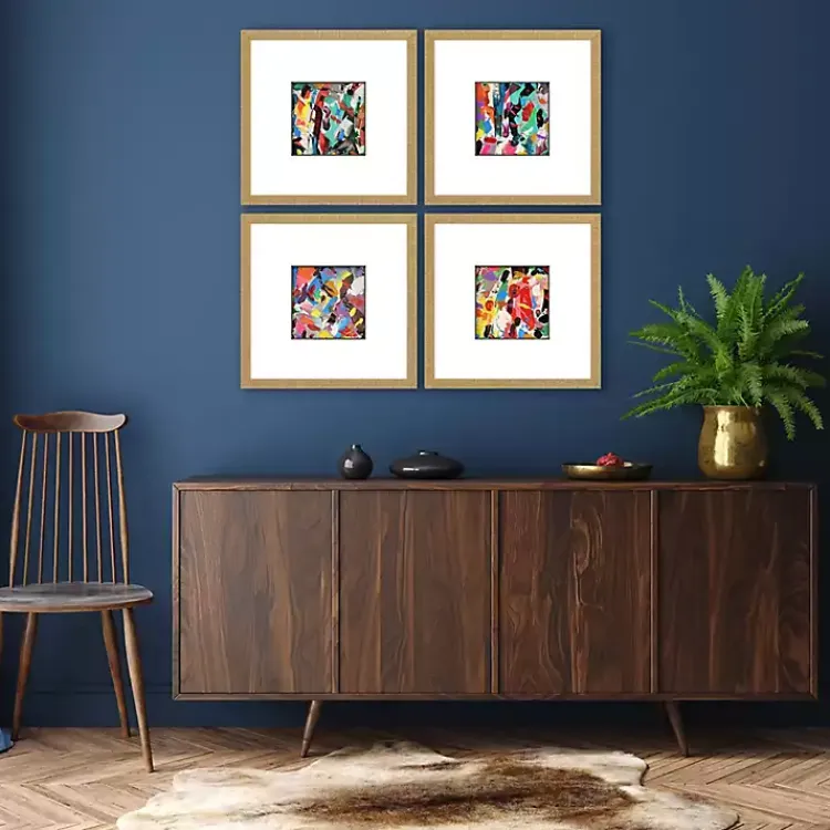Framed Art-Kirklands Home Meditations Framed Art Prints, Set of 4 Multi