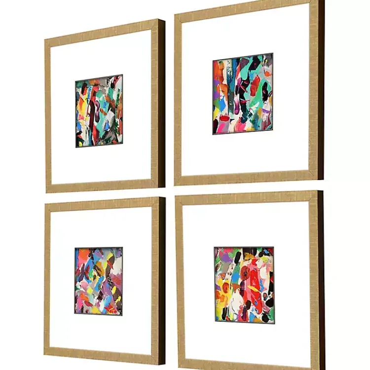 Framed Art-Kirklands Home Meditations Framed Art Prints, Set of 4 Multi