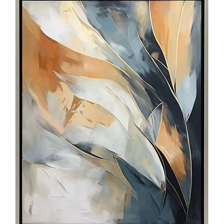 Framed Art-Kirklands Home Rhythms of Flow II Framed Canvas Art Print