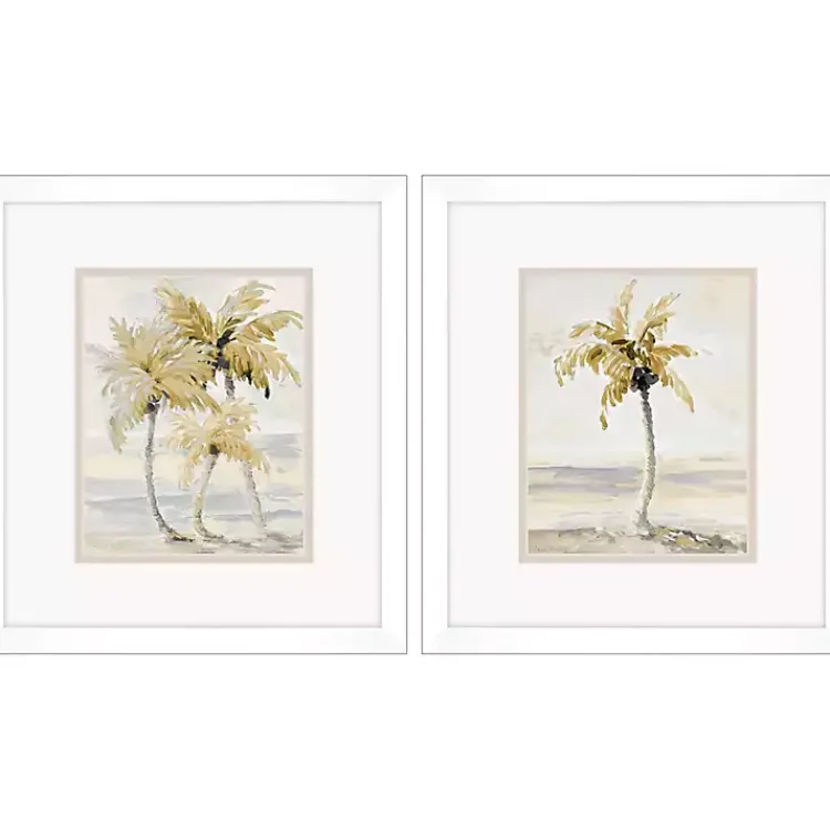 Framed Art-Kirklands Home Golden Palm Framed Art Prints, Set of 2