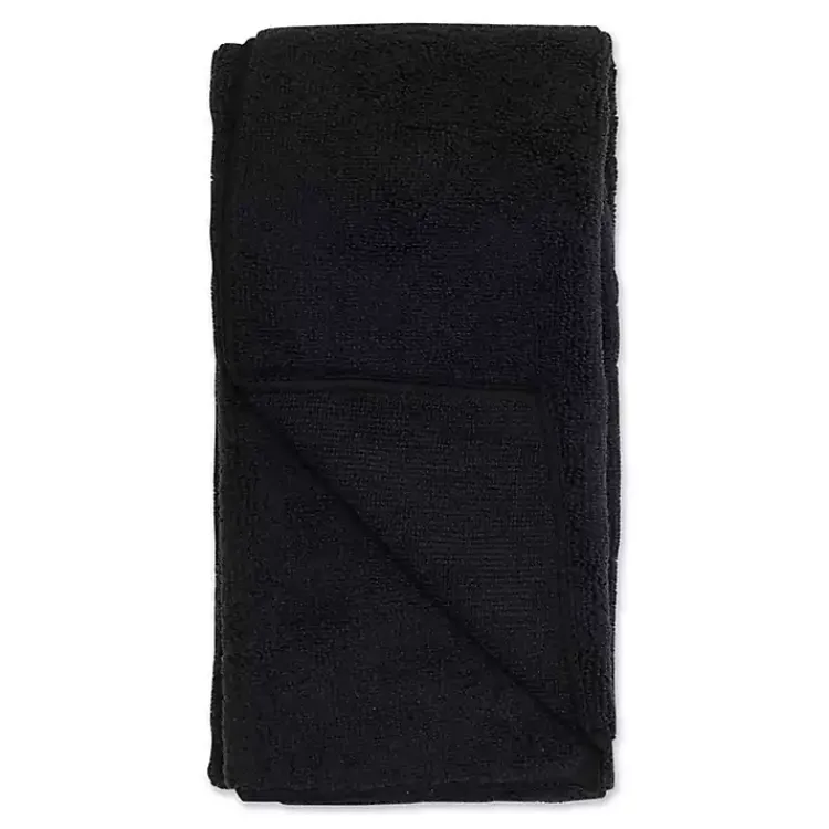 Pet Dishes & Canisters-Kirklands Home Black & White Embroidered Paw Pet Towels, Set of 3