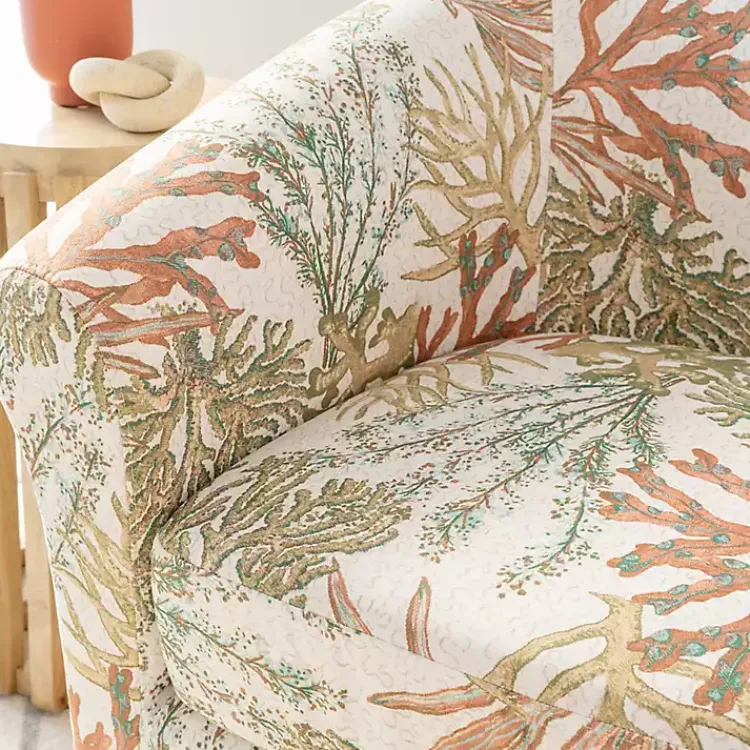 Accent Chairs-Kirklands Home Colorful Ocean Bonnie Swivel Accent Chair Green