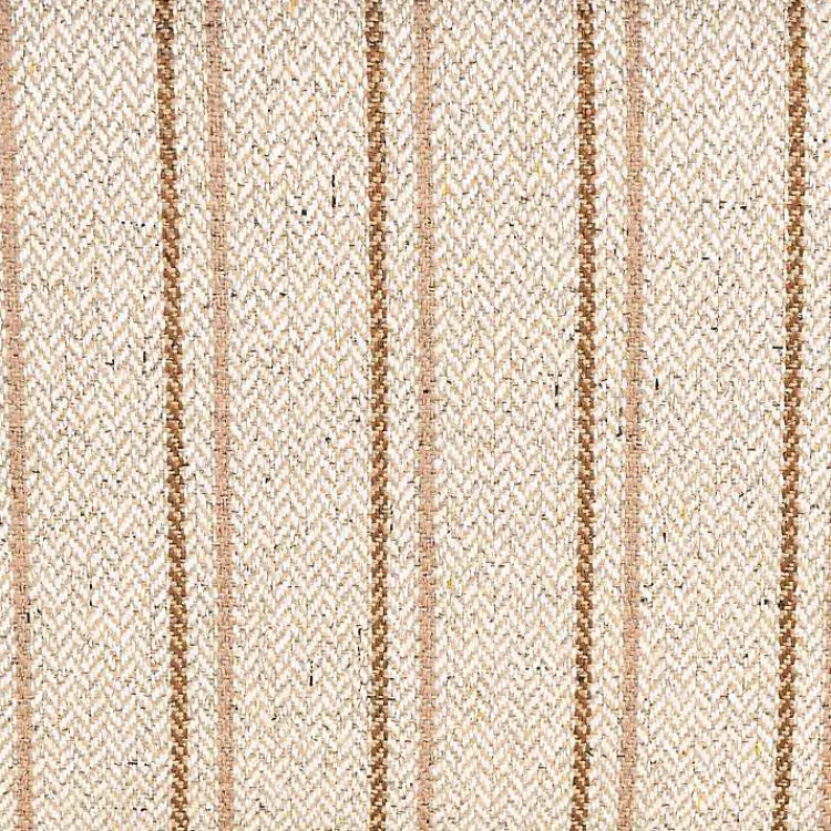 Bar Stools & Counter Height Stools-Kirklands Home Neutral Stripes Upholstered Emmy Counter Stool Tan