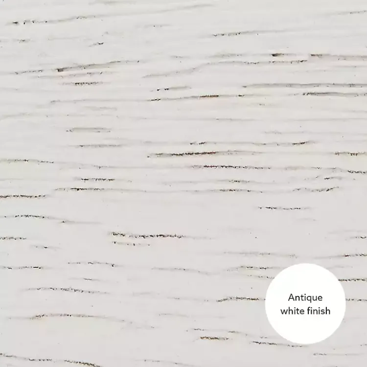 Benches & Ottomans-Kirklands Home Wood & Rattan Conelly Bench White