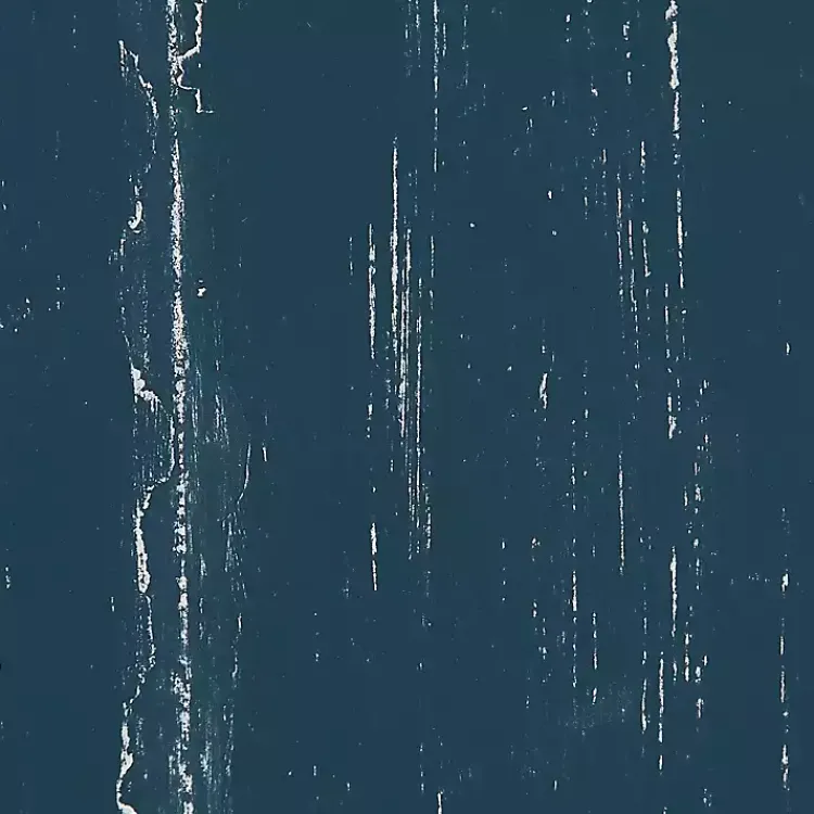 Accent & End Tables-Kirklands Home Distressed Blue Oars Coastal Accent Table White