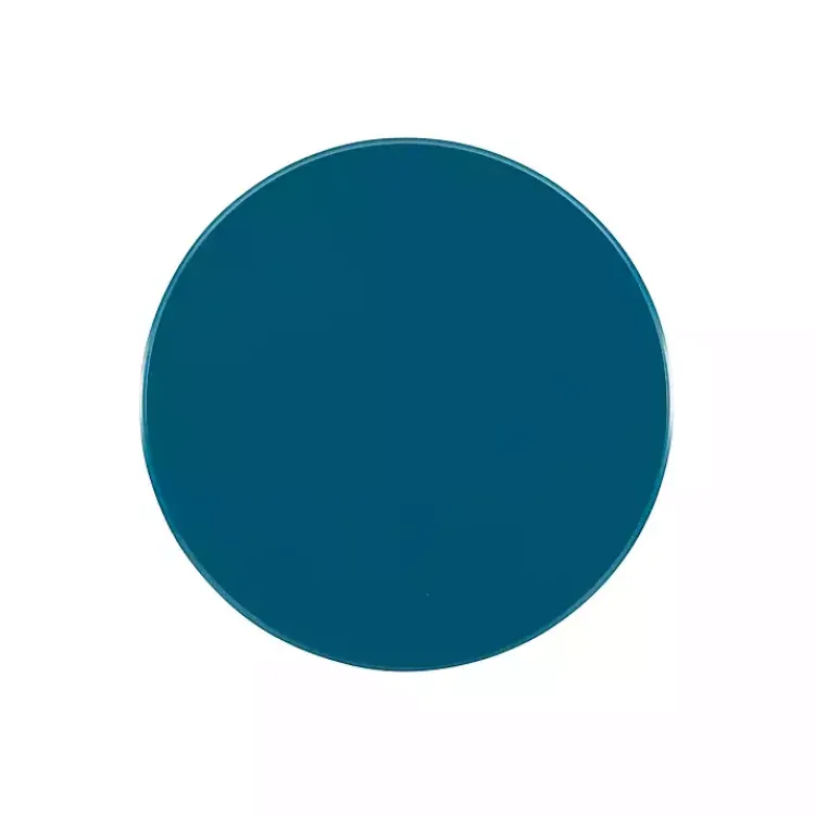 Accent & End Tables-Kirklands Home Teal Wood Spindle Side Table Blue