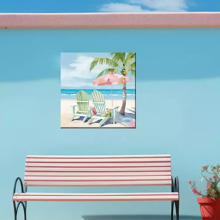 Outdoor Wall Decor-Kirklands Home Shady Spot Outdoor Canvas Art Print