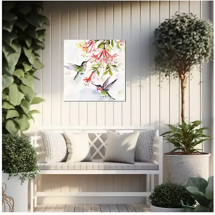 Outdoor Wall Decor-Kirklands Home Flit and Flitter Outdoor Canvas Art Print
