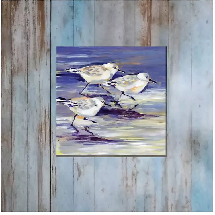 Outdoor Wall Decor-Kirklands Home Sandpipers Outdoor Canvas Art Print
