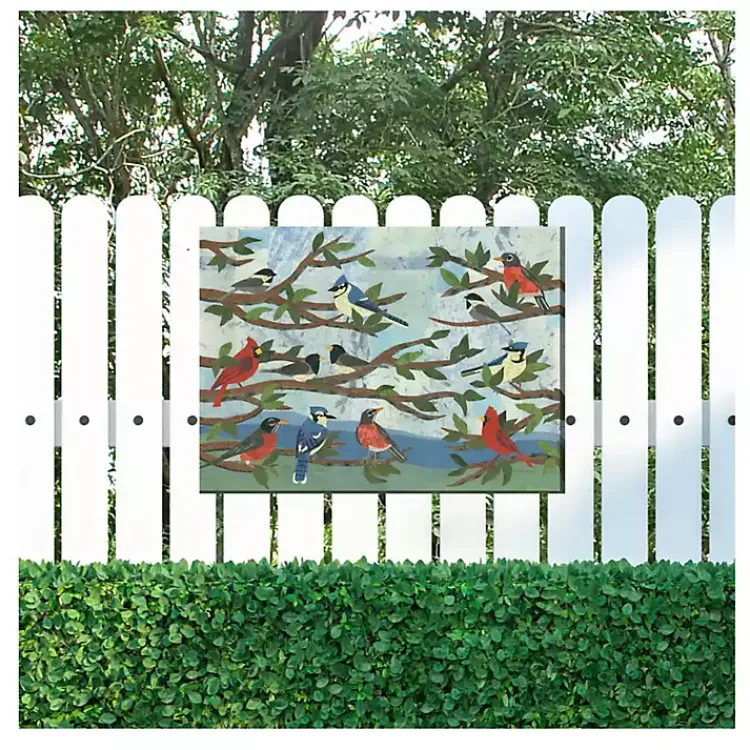 Outdoor Wall Decor-Kirklands Home Mixed Company Outside Canvas Art Print