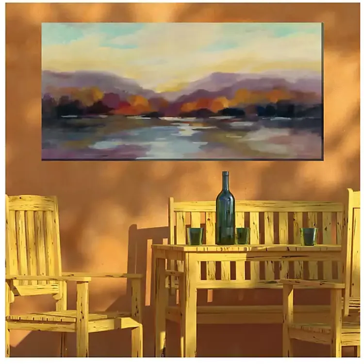 Outdoor Wall Decor-Kirklands Home Autumn Glow Outdoor Canvas Art Print