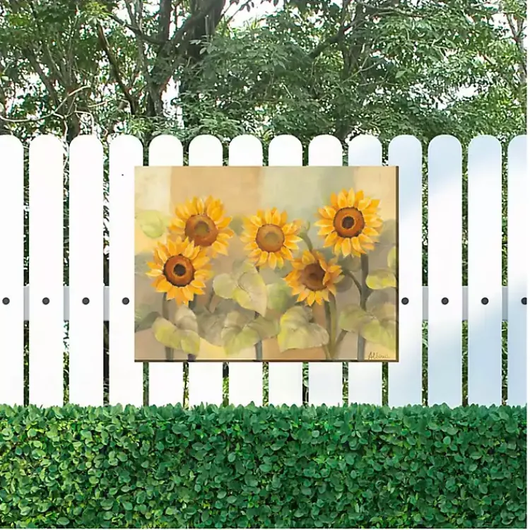 Outdoor Wall Decor-Kirklands Home Sunflower Sunshades Outdoor Canvas Art Print