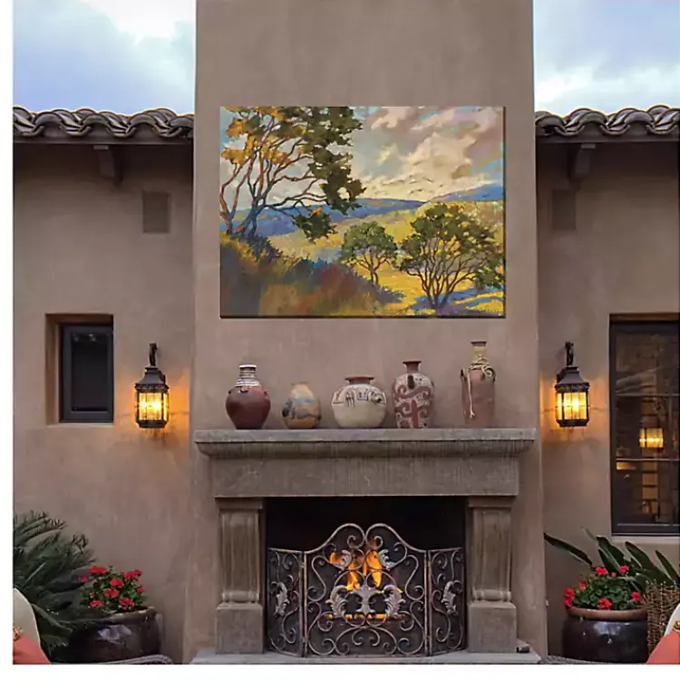 Outdoor Wall Decor-Kirklands Home No Boundaries Outdoor Canvas Art Print Multi