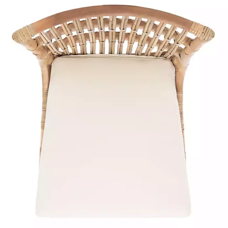 Dining Chairs-Kirklands Home Rattan Erika Dining Chairs, Set of 2 White