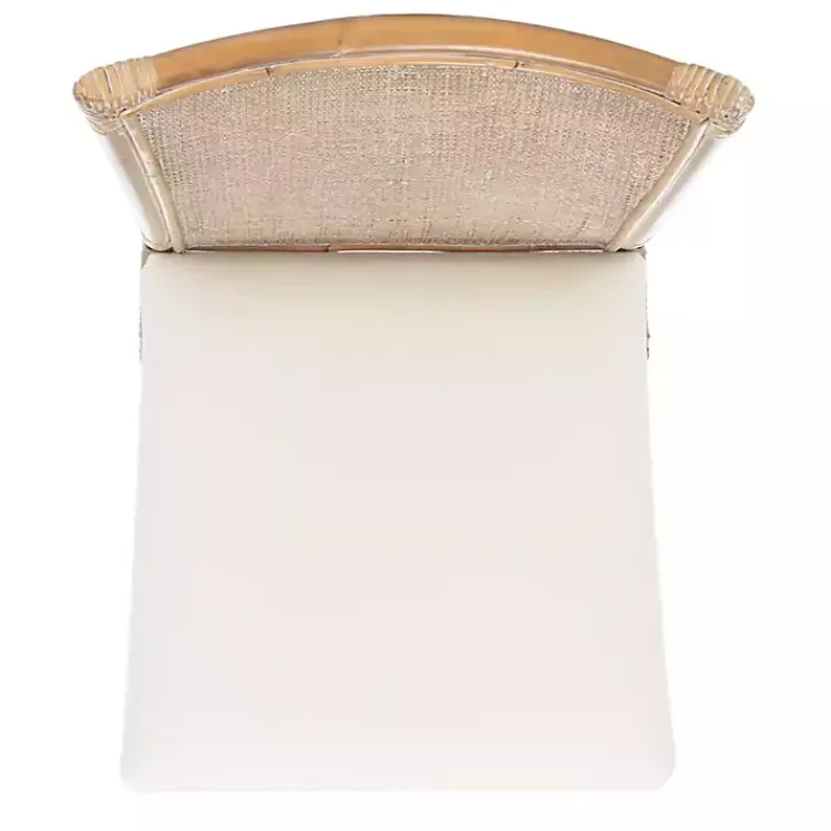 Dining Chairs-Kirklands Home Rattan Chiara Dining Chairs, Set of 2 White