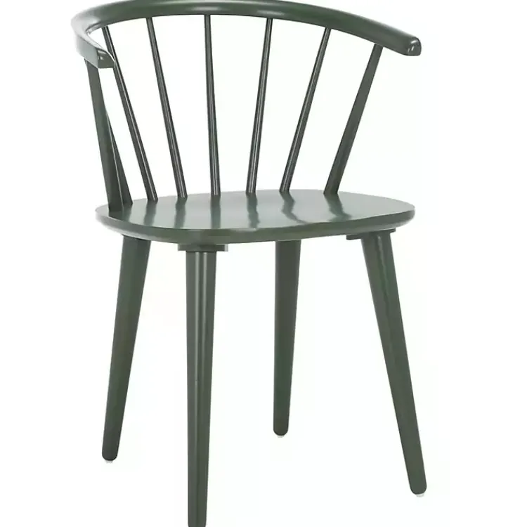 Dining Chairs-Kirklands Home Dark Blanchard Dining Chairs, Set of 2 Green