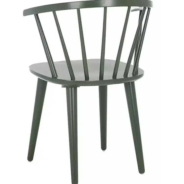 Dining Chairs-Kirklands Home Dark Blanchard Dining Chairs, Set of 2 Green