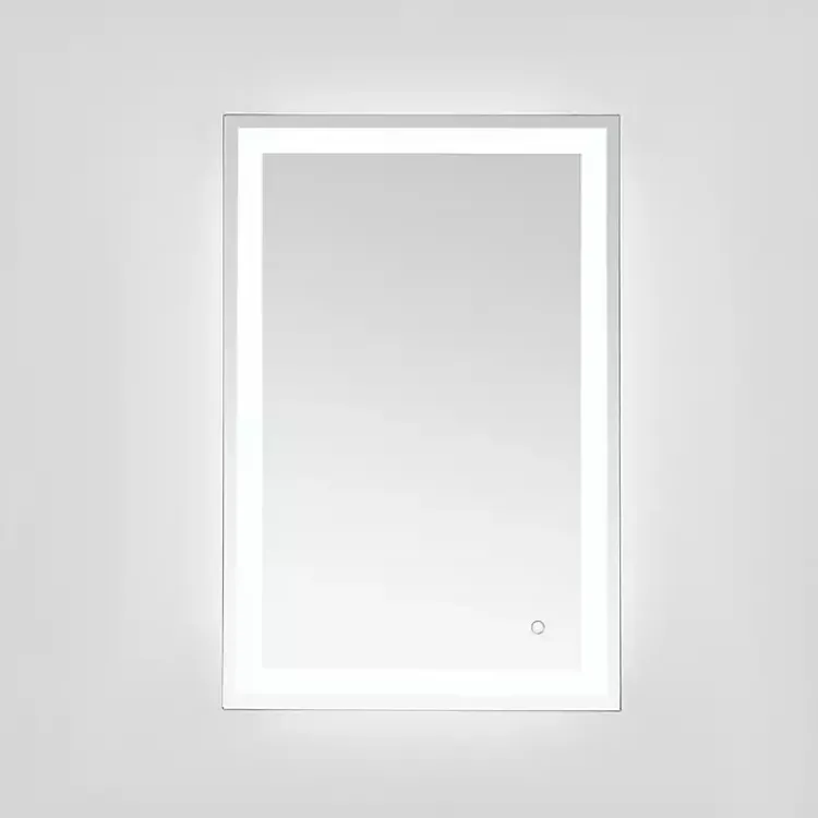 Decorative Mirrors-Kirklands Home Hyatt LED Rectangular Wall Mirror