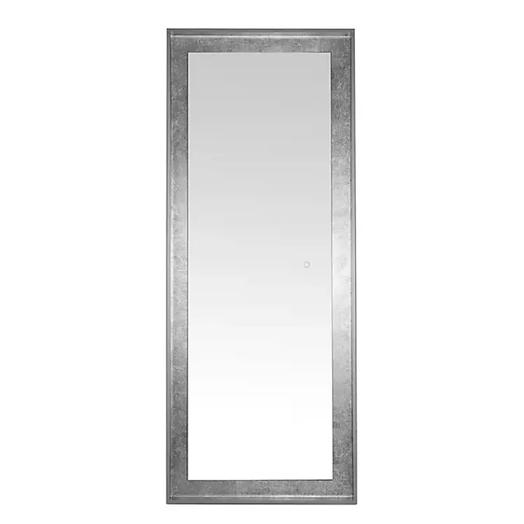 Full Length & Floor Mirrors-Kirklands Home Montauk LED Full Length Mirror Silver