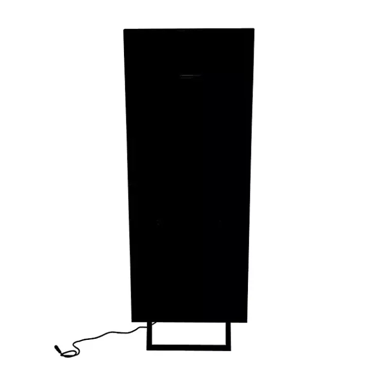 Full Length & Floor Mirrors-Kirklands Home Montauk LED Full Length Mirror Silver