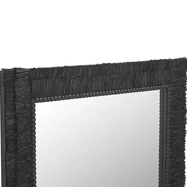 Decorative Mirrors-Kirklands Home Textured Zoelle Wall Mirror Black