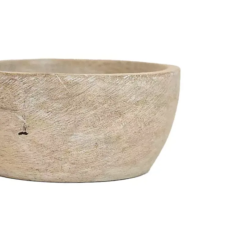 Kitchen Accessories-Kirklands Home wash Wood Pinch Bowls, Set of 3 White