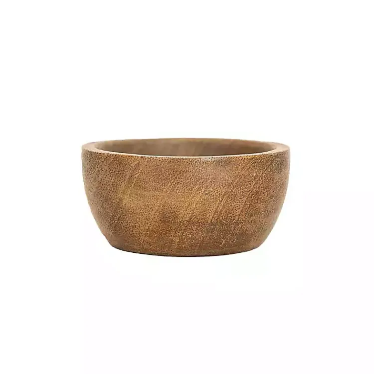 Kitchen Accessories-Kirklands Home Natural Wood Pinch Bowls, Set of 3 Brown