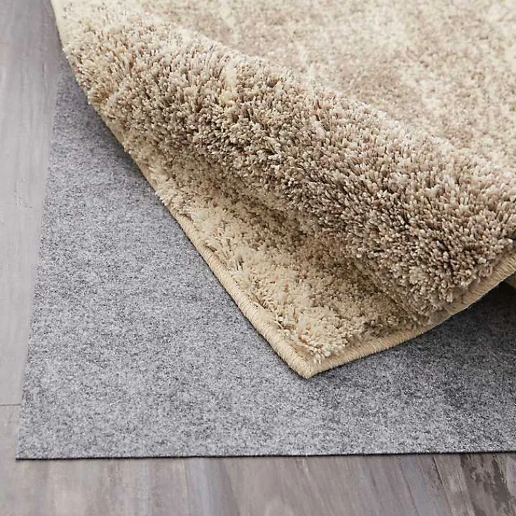 Area Rugs-Kirklands Home Dual Surface Non-Slip Rug Pad, 6x9 Gray