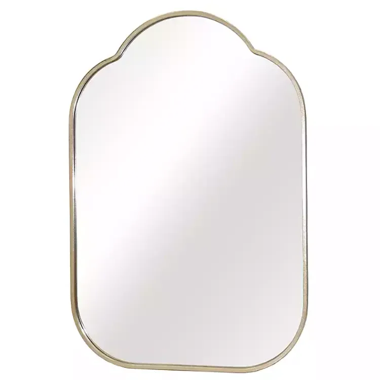 Decorative Mirrors-Kirklands Home Gold Rounded Arch Wall Mirror