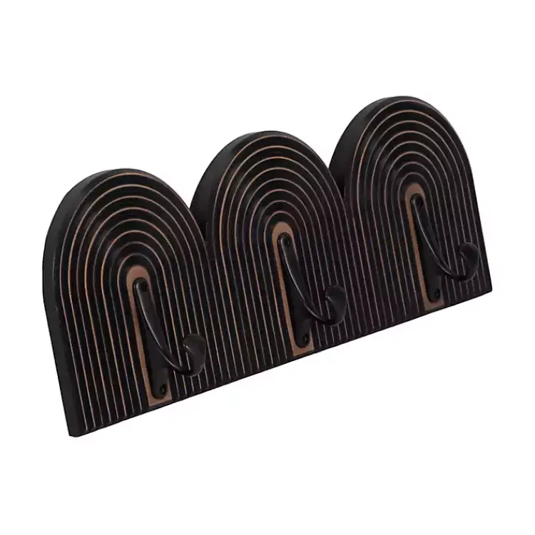 Hooks-Kirklands Home Black Arched Wall Hooks