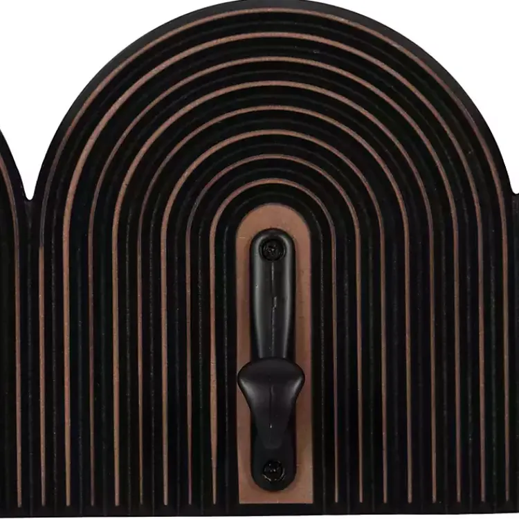Hooks-Kirklands Home Black Arched Wall Hooks