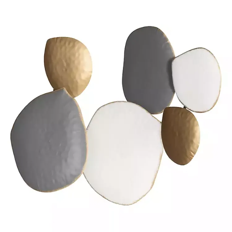 Hooks-Kirklands Home Metal Organic Edge Wall Plaque