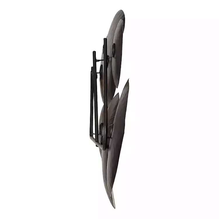 Hooks-Kirklands Home Metal Organic Edge Wall Plaque