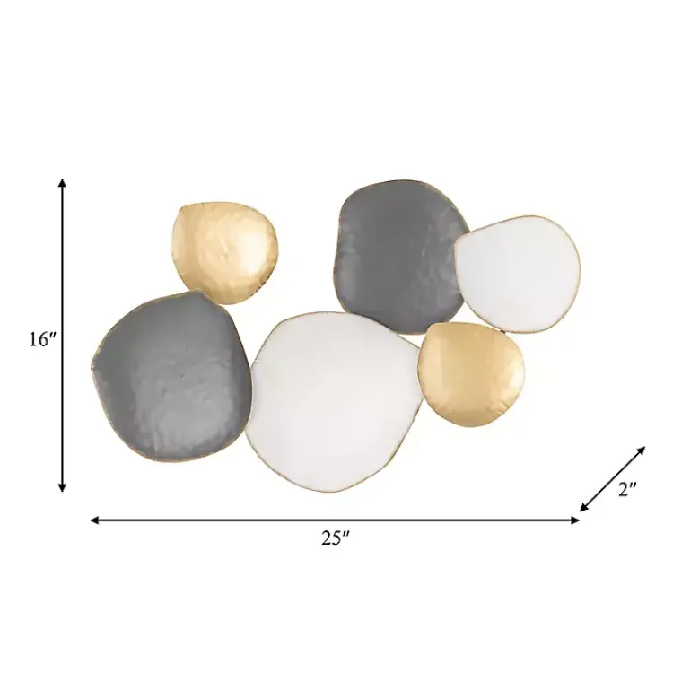 Hooks-Kirklands Home Metal Organic Edge Wall Plaque