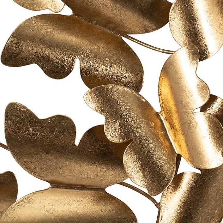 Wall Plaques-Kirklands Home Butterflies in Flight Wall Plaque Gold