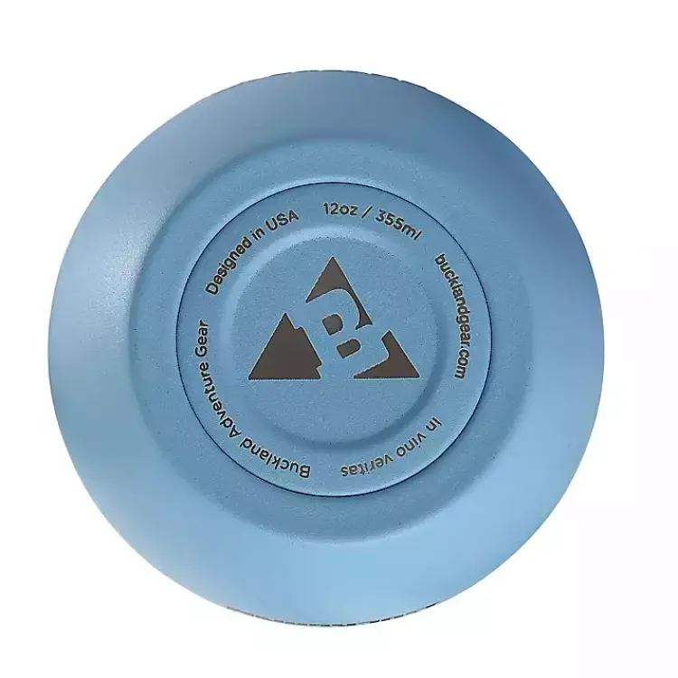 Glassware & Drinkware-Kirklands Home Light Stainless Steel Wine Tumbler Blue