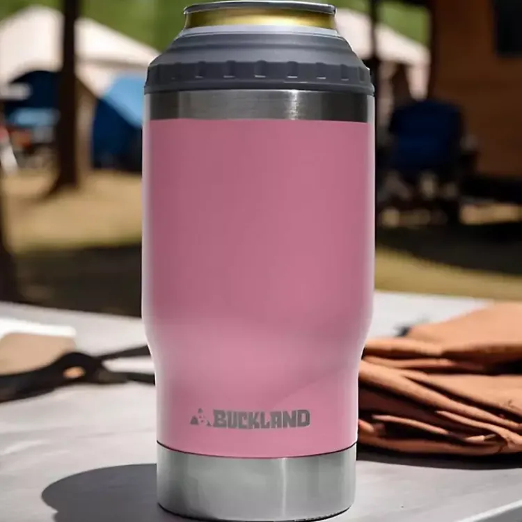 Glassware & Drinkware-Kirklands Home Beverage Tumbler Koozie Pink