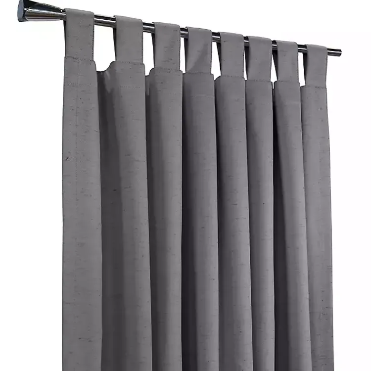 Curtains & Drapes-Kirklands Home Dark Ventura Blackout Curtain Panel, 95 in. Gray
