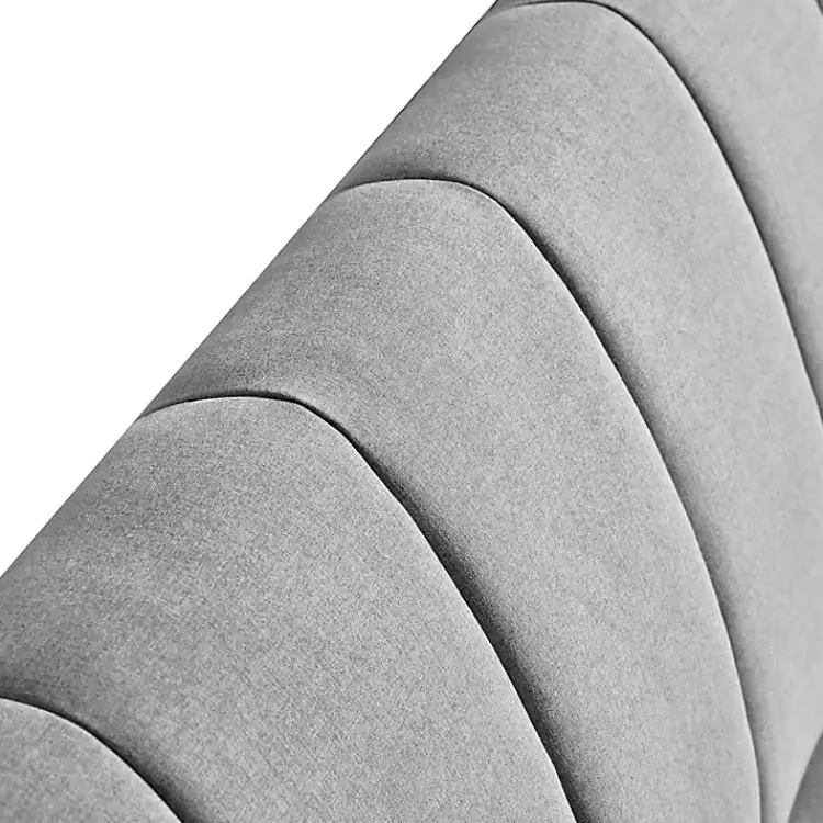 Sofas & Loveseats-Kirklands Home Woven Channel Convertible Sofa Gray