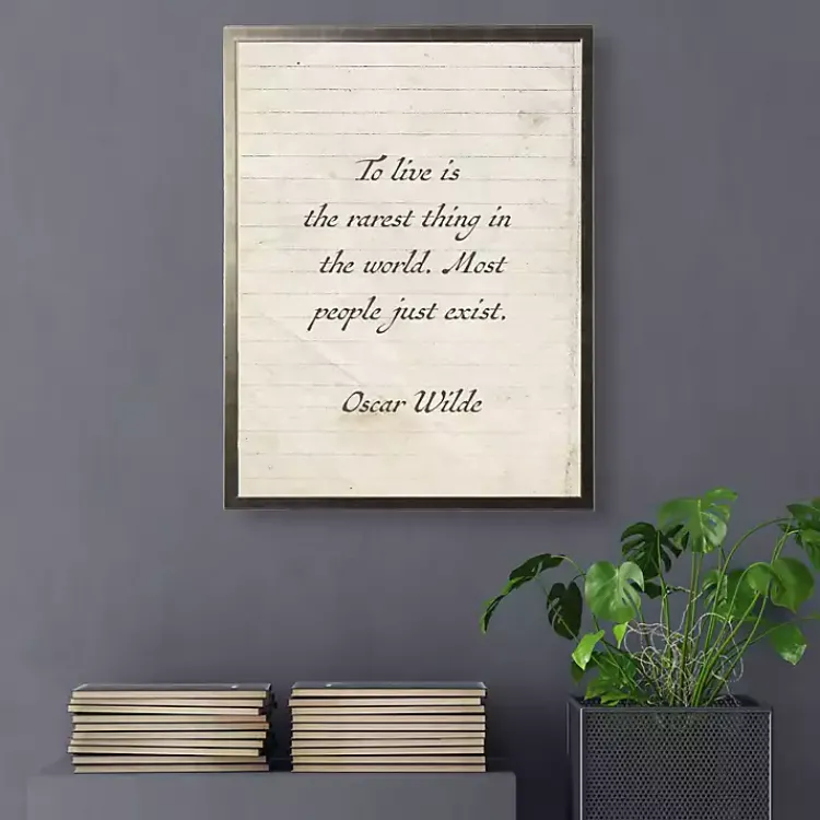 Wall Quotes & Signs-Kirklands Home To Live is the Rarest Thing Wall Plaque White