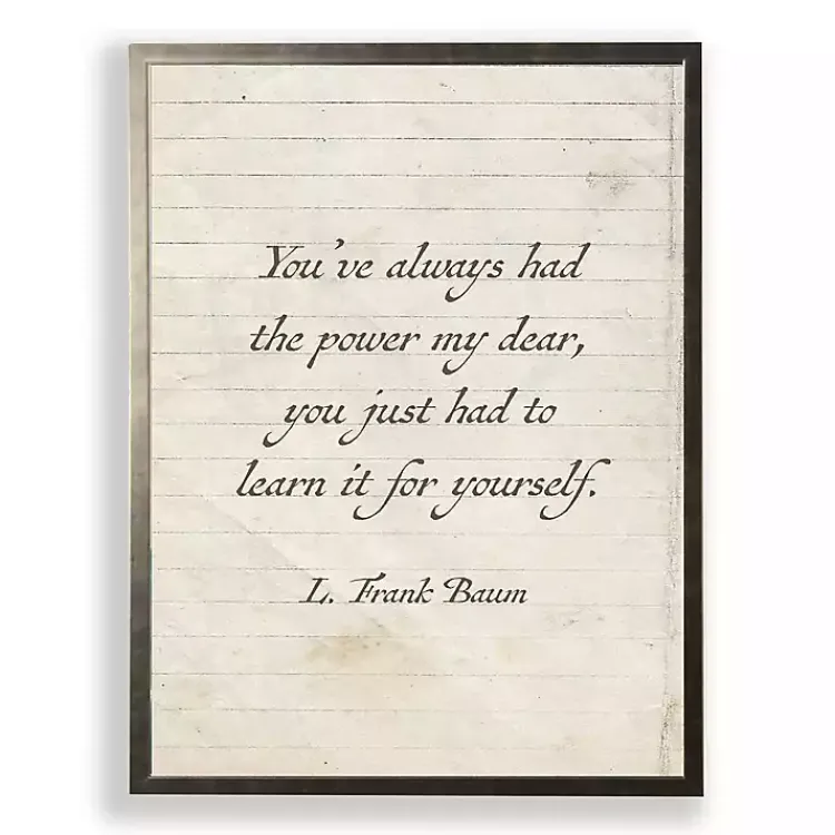 Wall Quotes & Signs-Kirklands Home Always Had The Power Wall Plaque White