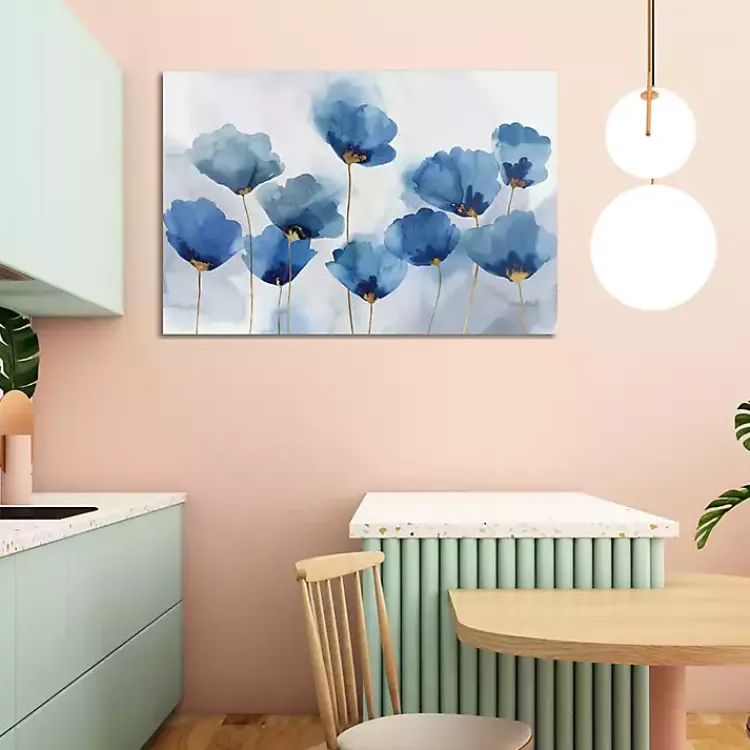 Canvas Art-Kirklands Home Azure Gathering Canvas Art Print Blue
