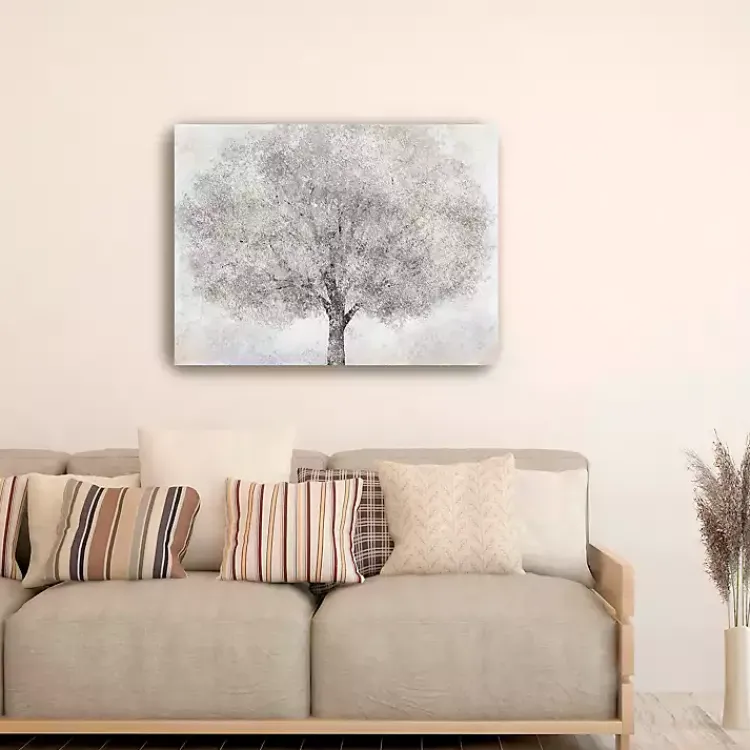 Canvas Art-Kirklands Home White Tree Blossoms Canvas Art Print, 40x30 in.