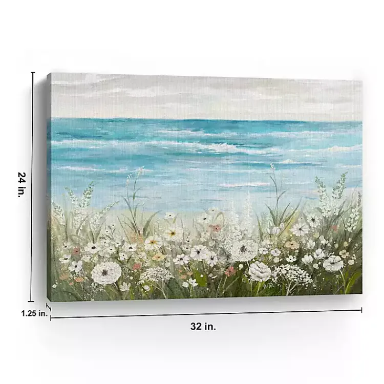 Canvas Art-Kirklands Home Floral Coast Canvas Art Print, 32x24 in.