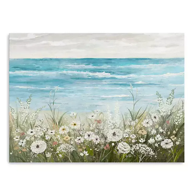 Canvas Art-Kirklands Home Floral Coast Canvas Art Print, 48x36 in.