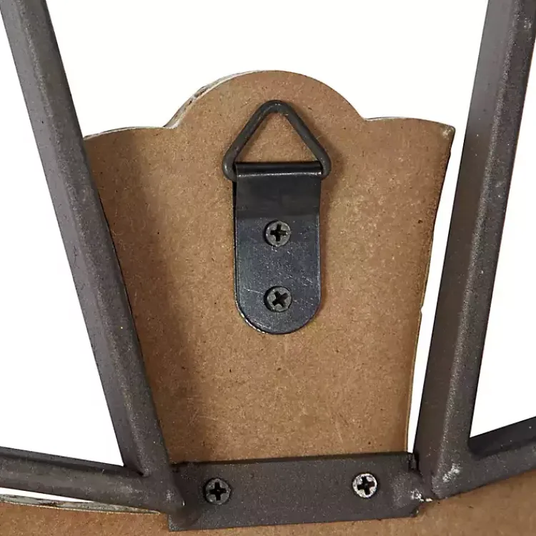 Wall Plaques-Kirklands Home White Wood and Metal Cross Wall Plaques, Set of 2