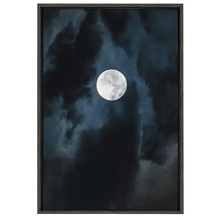 Canvas Art-Kirklands Home Driftless Moon Framed Canvas Art Print