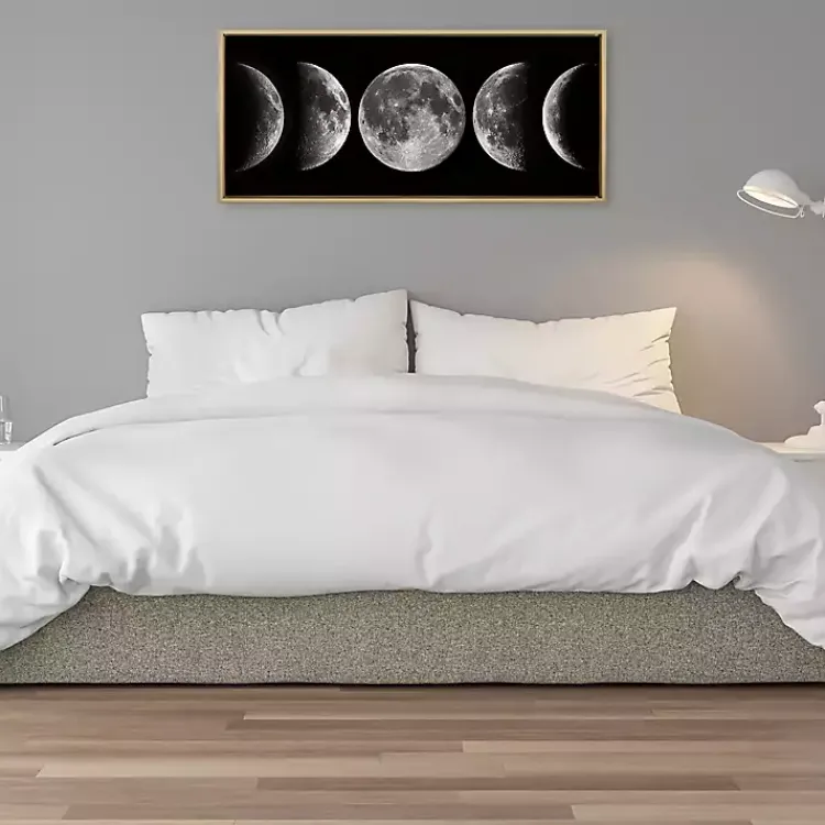 Canvas Art-Kirklands Home Phases of the Moon Framed Canvas Art Print