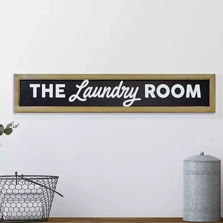 Wall Quotes & Signs-Kirklands Home The Laundry Room Framed Wall Sign